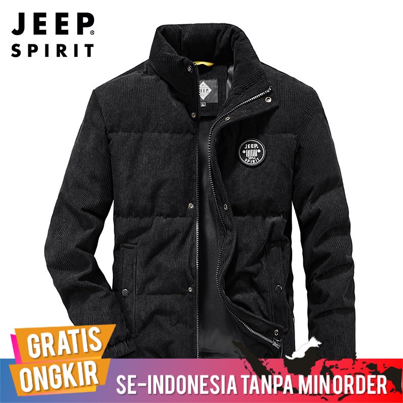 Jaket Pria Import Original Jeep Spirit Musim Dingin Corduroy Musim Dingin Korduroi Jaket