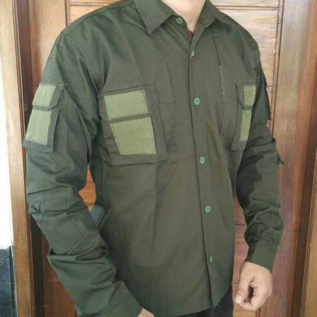 Kemeja Tactical 5.11 patch emblem