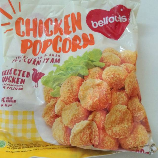 

Belfoods Chicken Popcorn 500gr Favorite Surabaya Enak Maknyuss Murah Termurah
