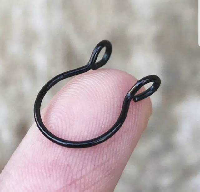 Anting Nose Fake Septum Model Jepit Stainless Steel 5 Color