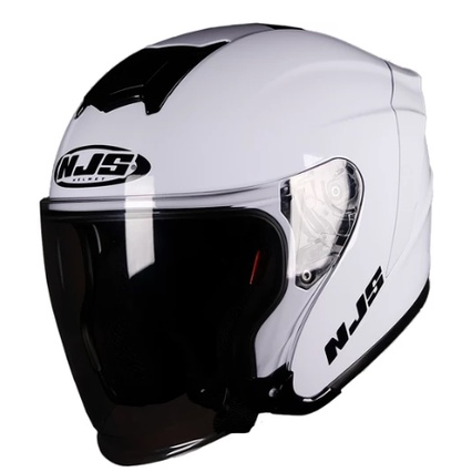 NJS KAIROZ - Helm Half Face-PUTIH