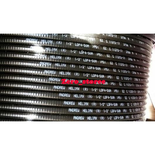 Andrew LDF4 50A Heliax 1/2 Kabel Koaksial Baru andrew heliax ldf 4 50A