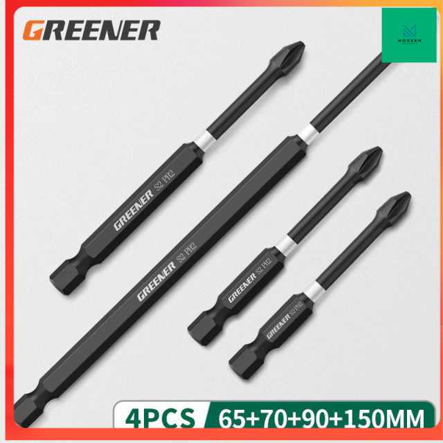 TD - CEA GREENER Kepala Mata Obeng Magnetic Bit 65 70 90 150 mm - PH2