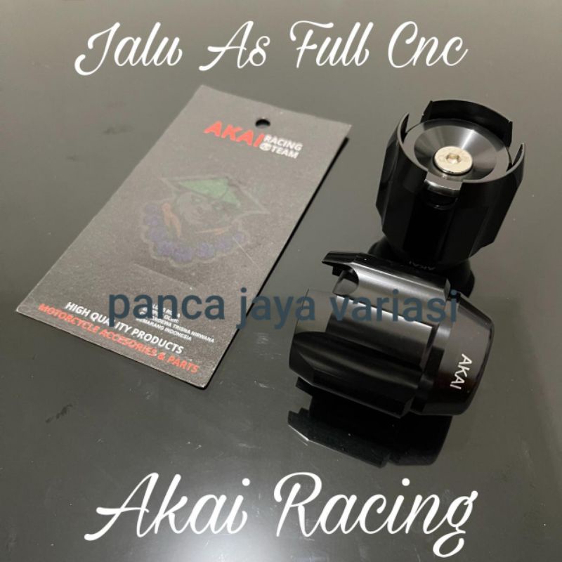 Jalu As Roda Akai Racing Jalu As Roda Depan Jalu As Roda Belakang Bahan Full Cnc Full Warna Universal Semua Motor