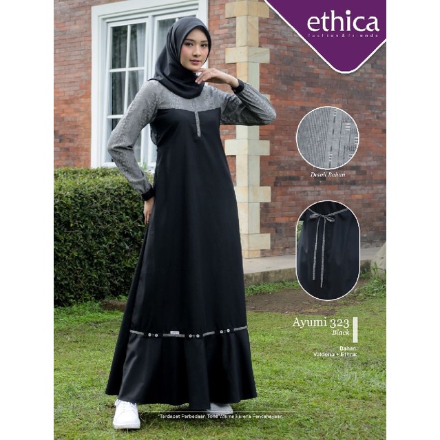 GAMIS AYUMI 323 BLACK & MOCCA BY ETHICA