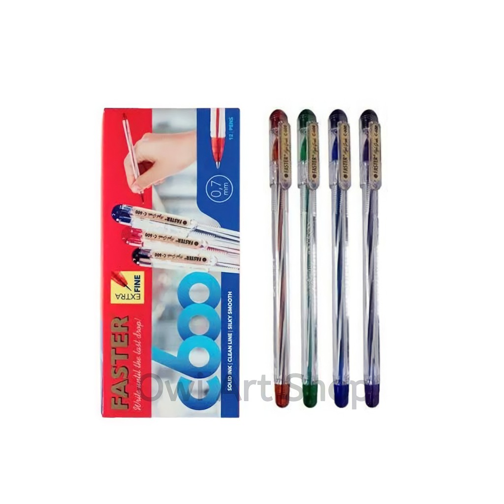 

Pulpen Faster C600 Extra Fine 0.7mm - Satuan