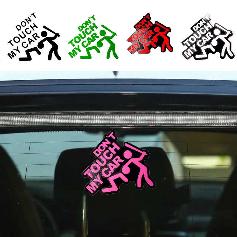 Jdm Stiker Reflektif Motif Anime Jepang Don 't Touch My Car Untuk Mobil / Motor