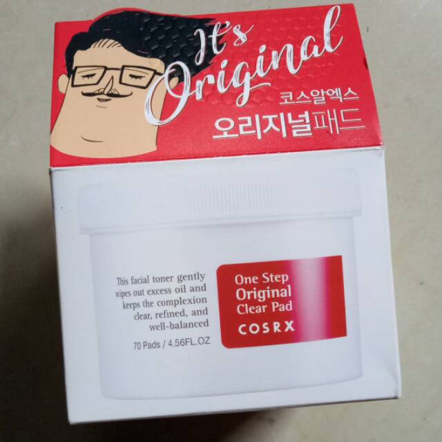 Cosrx one step original clear pad