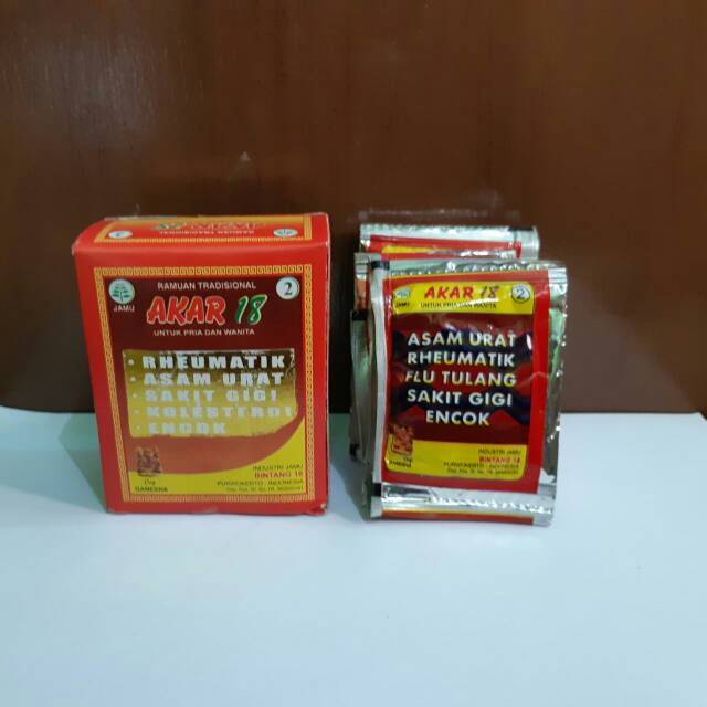 Akar 18 Jamu Serbuk