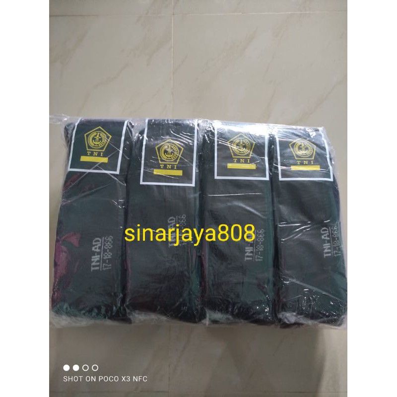 1.LUSIN KAOS KAKI PDL STANDAR TNI