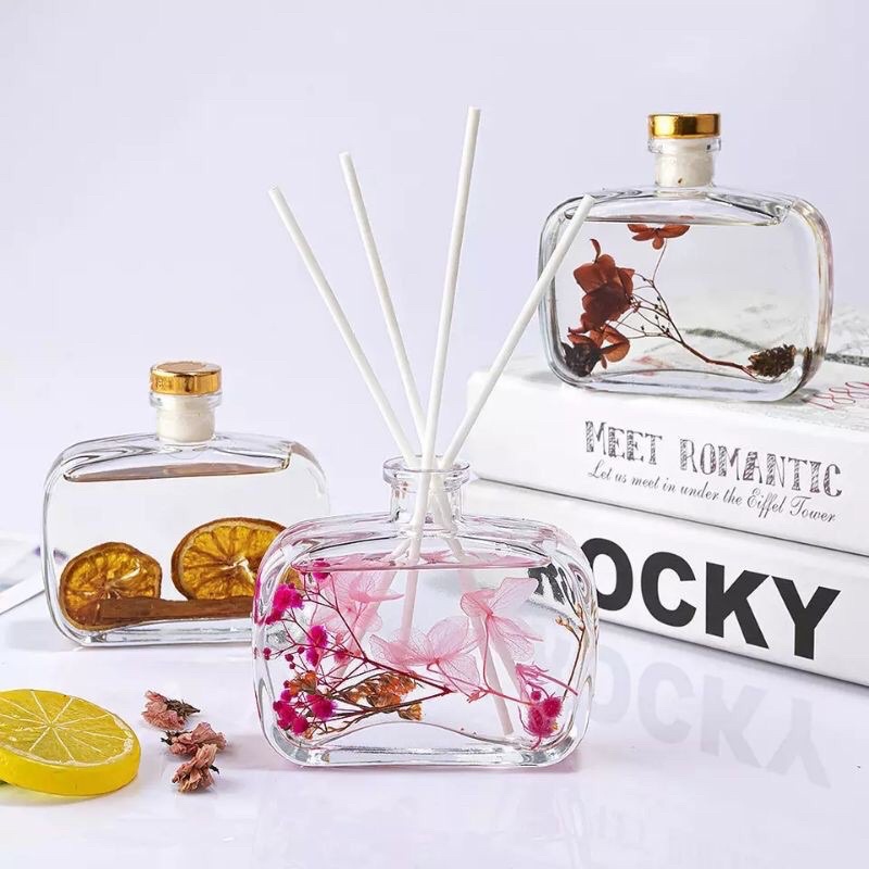 REED DIFFUSER AROMATERAPI RATTAN 100ml STICK BUNGA Taffware HUMI REED DIFFUSER RATTAN STICK