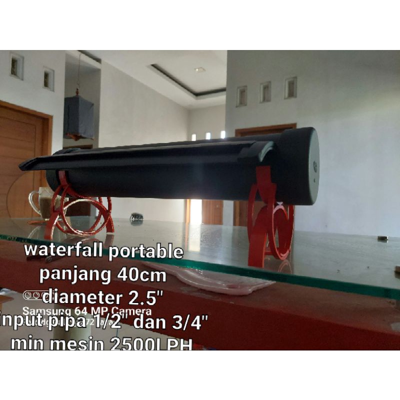 waterfall kolam koi portable