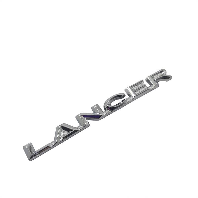 1x ABS Chrome LANCER Logo Mobil Auto Rear Trunk Emblem Stiker Badge Decal Untuk MITSUBISHI LANCER