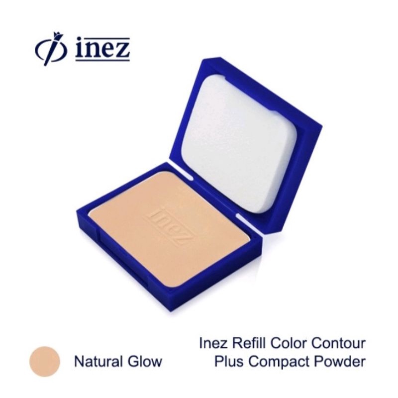 INEZ REFILL Color Contour Plus Compact Powder / Refill Bedak Padat Inez / Isi Ulang Bedak Inez Original 100% New Case