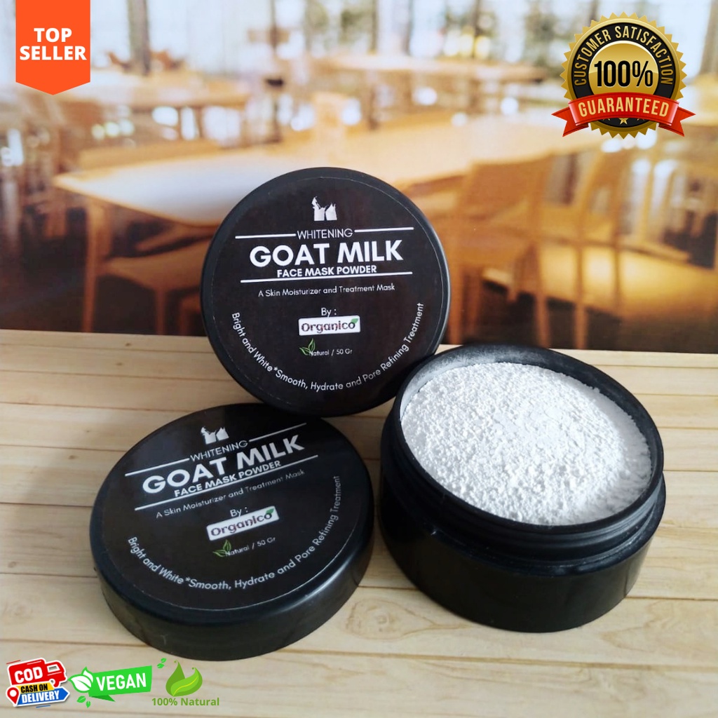 Masker Susu Organik Goat Milk Masker Pemutih Masker Wajah Organico