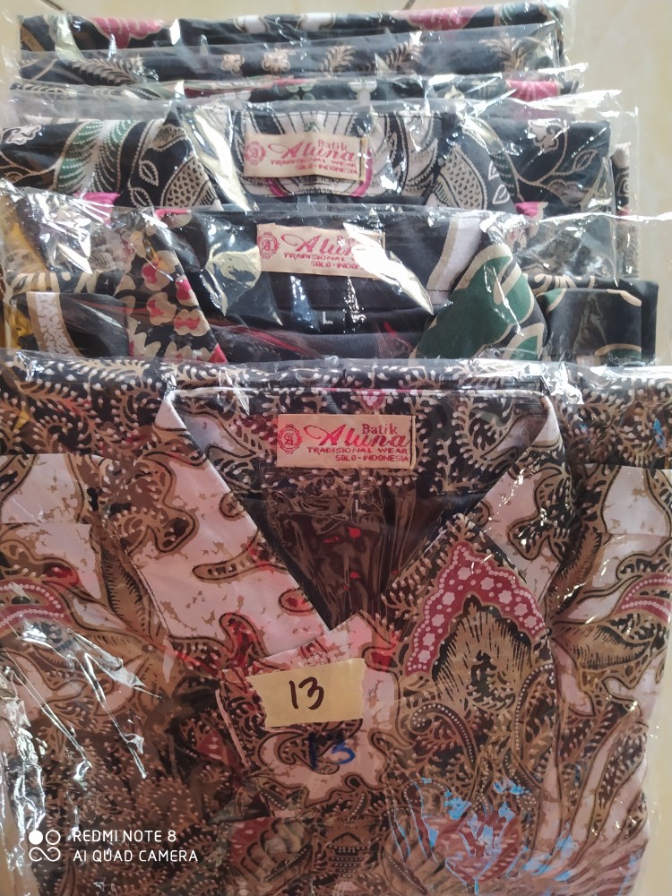Batik Solo Kemeja Lengan Panjang Pria Modern Batik Aluna Motif Pcw 003