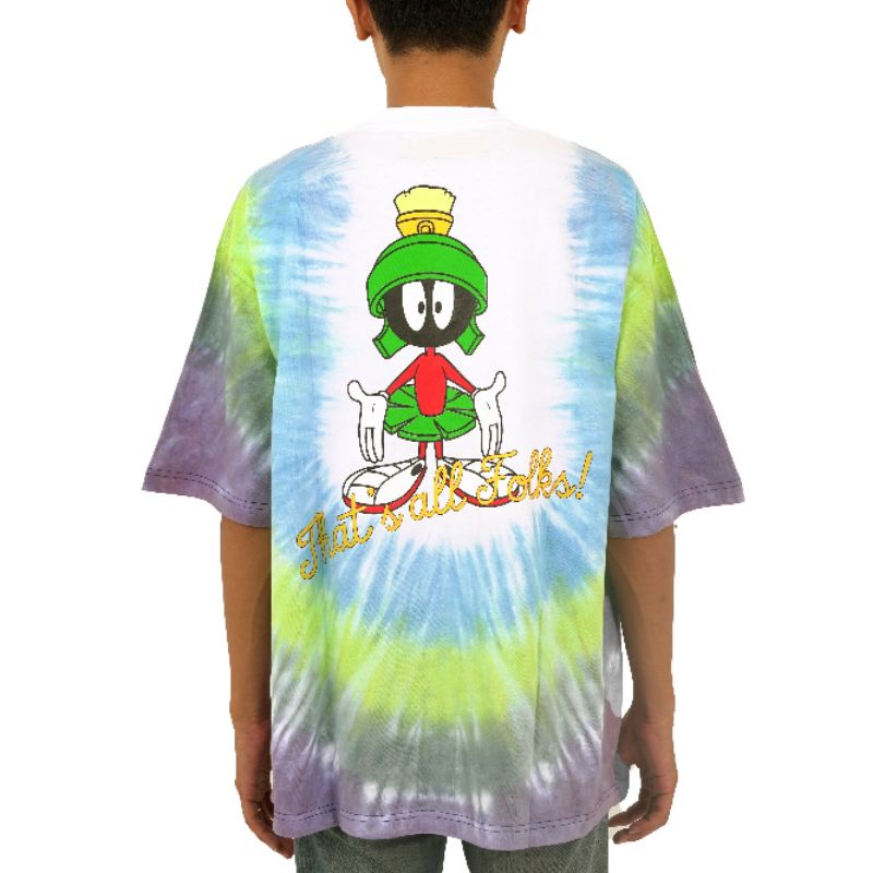 TSHIRT OVERSIZE TOXIC LOONEY TUNES 3COLOR TIE DYE PREMIUM AUTHENTIC