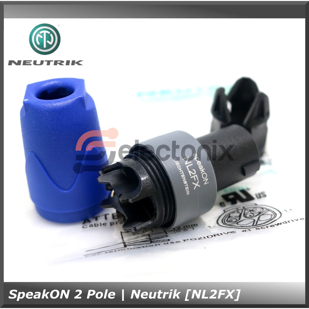 Konektor Audio SpeakON 2 Pole | Neutrik [NL2FX]