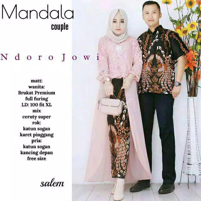 Lumbung Batik # Couple Brokade Mandala 2