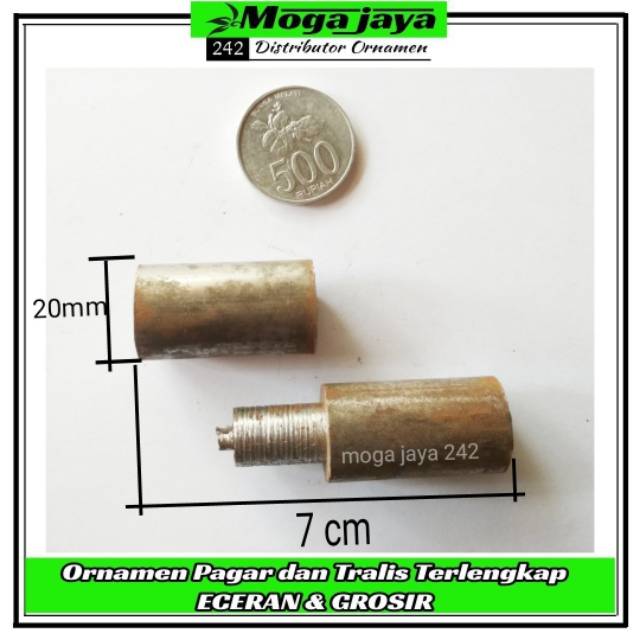 Engsel bubut 7/8 engsel pagar