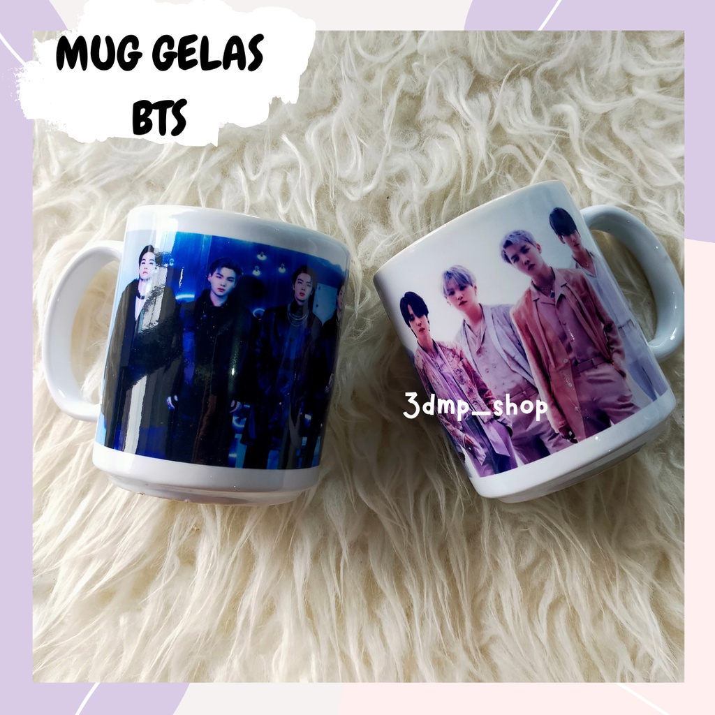 [TAMBAHKAN BUBLE WRAP] Mug BTS Tiny tan BT21