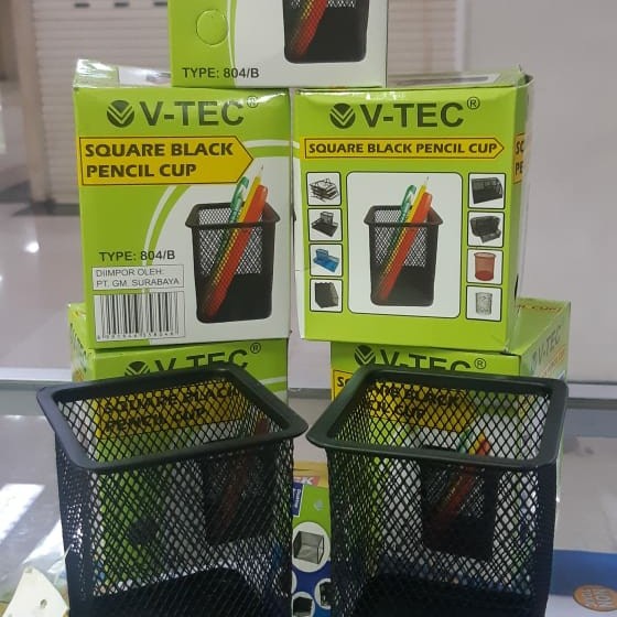 

Promo Bulan Ini Desk Organizer Kotak / Tempat Alat Tulis / Square Pencil Cup V-Tec 804 Diskon