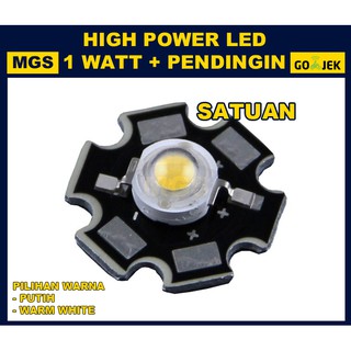 High Power LED 1W White Emitter Bead - Biji LED Super