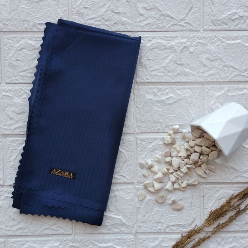 RESTOKK..!! { ORIGINAL AZARA } Segi Empat Milano Strip Laser Cut SUPER MURCE-Navy