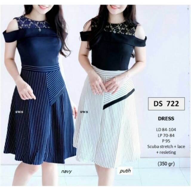Dress scuba strech