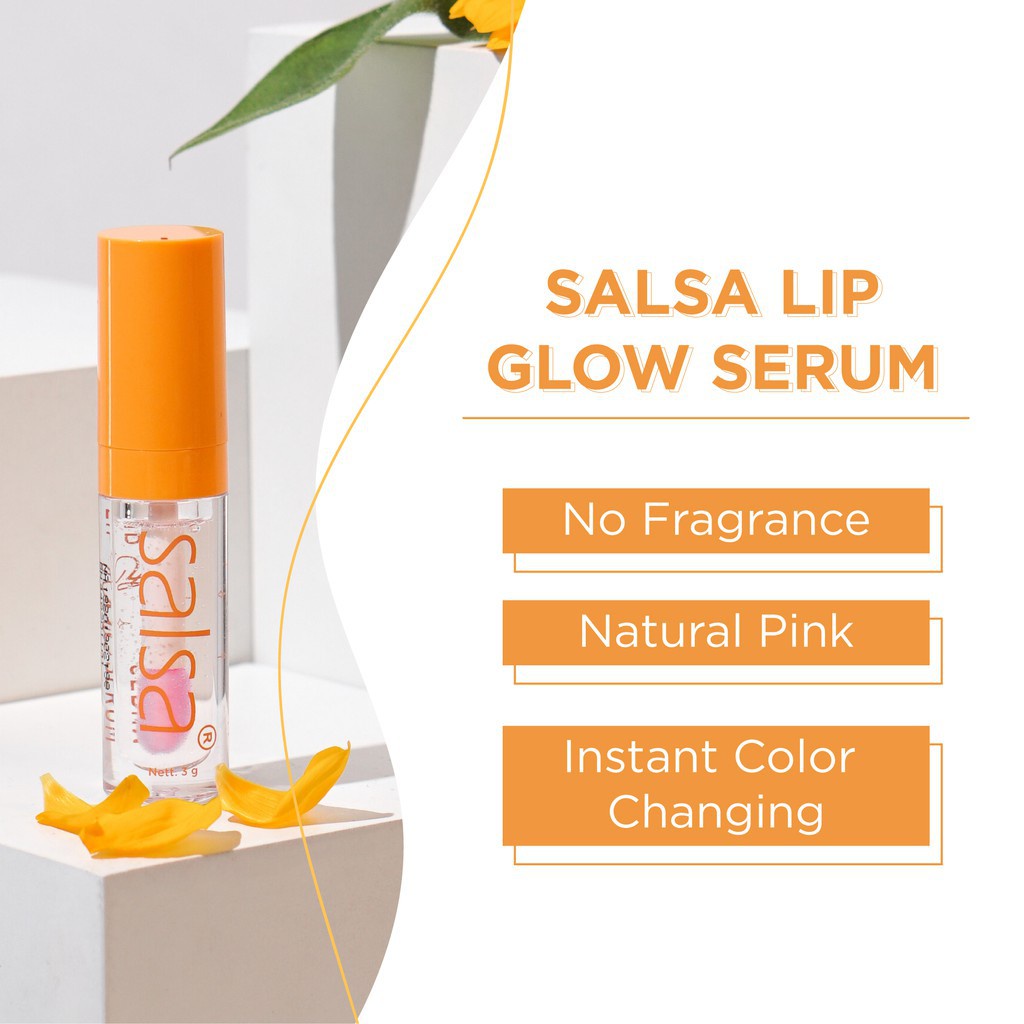 Salsa Lip Glow Serum 3gr | Tinted Lip Glow | Lip Gloss
