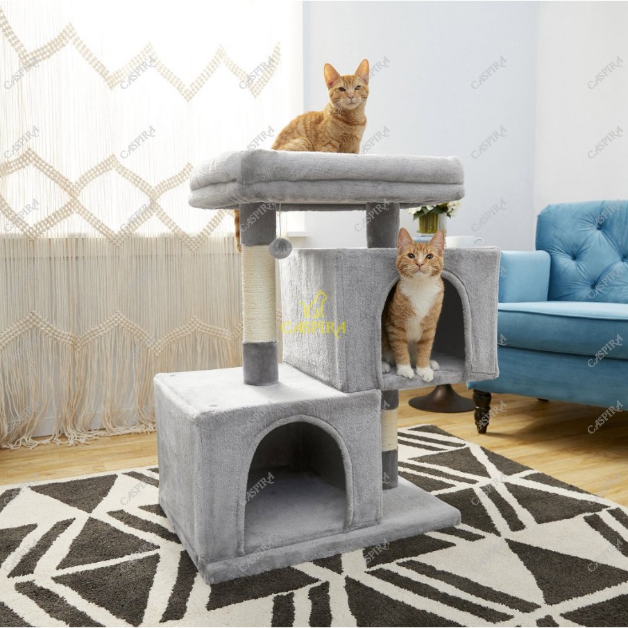 Cat House - Garukan Kucing - Mainan Kucing - Cat Tree - Kandang Kucing Kayu - Rumah Kucing Caspira