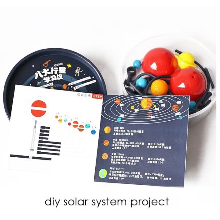 DIY SOLAR SYSTEM PROJECT - 9 Planet Project Tata Surya DIY