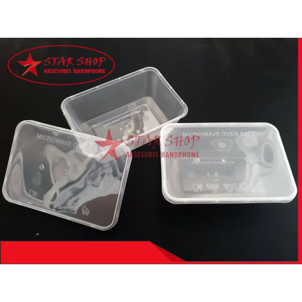 THINWALL 750 ML KOTAK PANJANG - FOOD CONTAINER BOX ISI 25PCS | Shopee