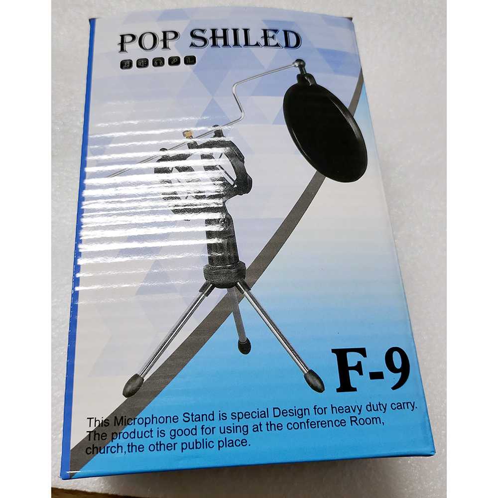 Mini Tripod Stand Mikrofon Universal dengan Pop Filter / Stand Tripod Mic Mikrofon Condenser Smule Youtuber Karaoke Sing Vlog / Tiang Mikrofon Panjang Duduk Holder 360 Lazypod / Holder Tripod Microphone Berkualitas / Stand Mic berdiri Murah