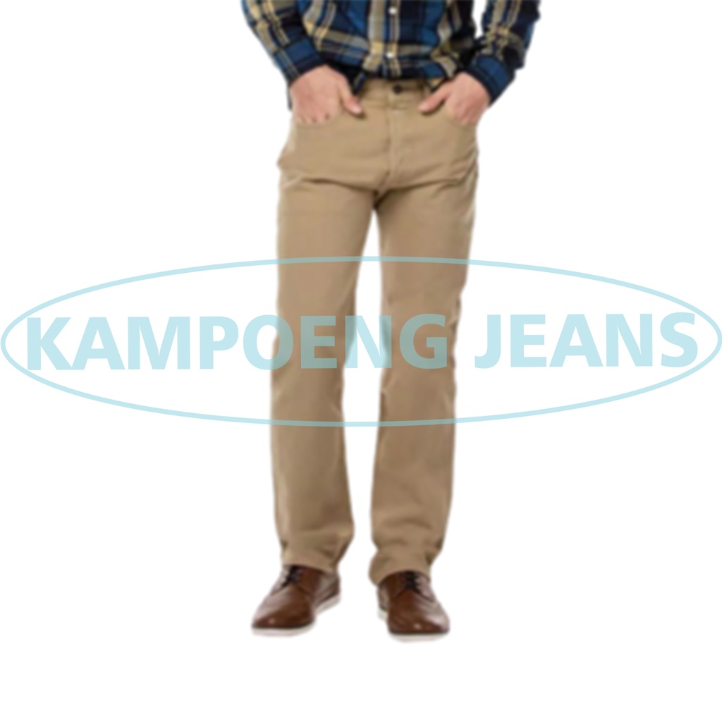 CELANA JEANS PRIA WRANGLE'R STANDAR CREAM