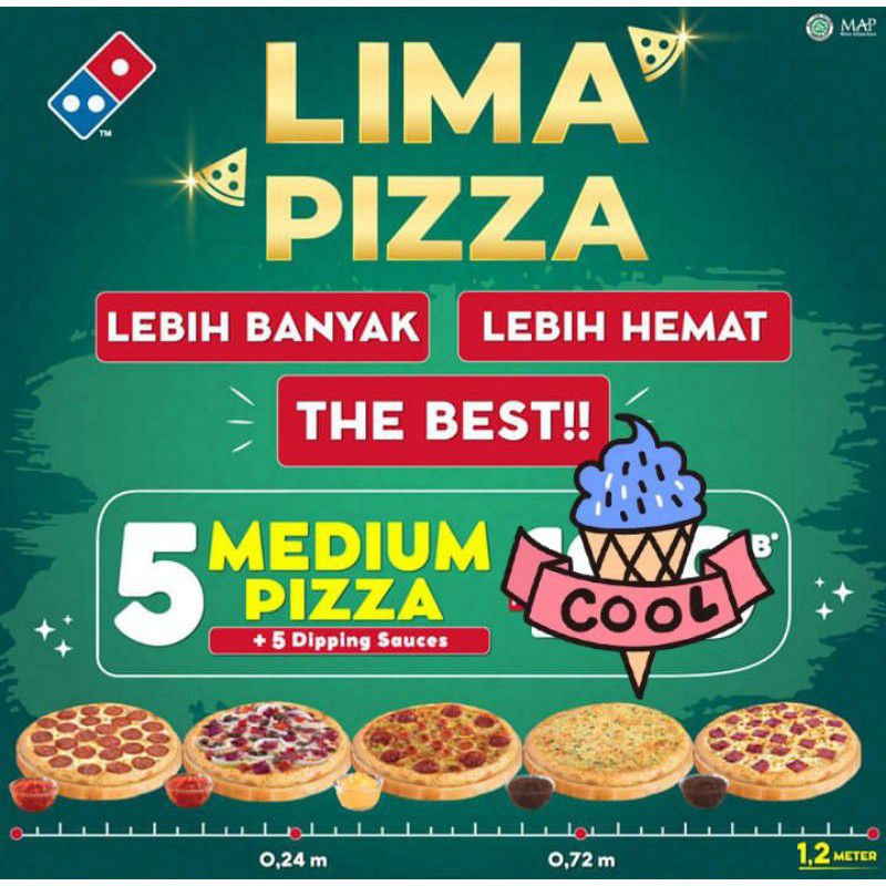 Pizza Medium Domino