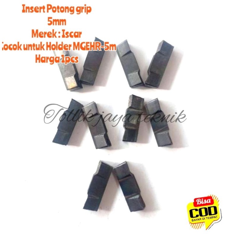 insert Potong. insert bubut. GRIP 5MM ISCAR. Cocok Untuk holder MGEHR 3mm 4mm