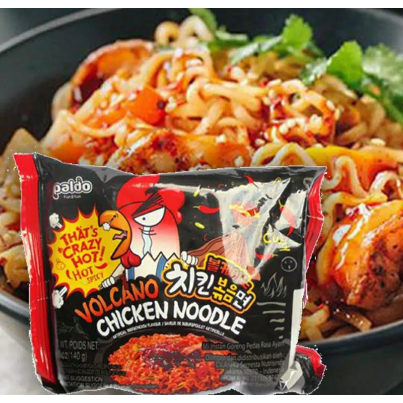 

PALDO MIE VOLCANO SPICY CHICKEN / PALDO KOREAN VOLCANO NOODLE