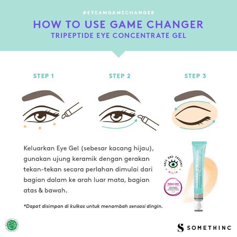 SOMETHINC Game Changer Tripeptide Eye Concentrate Gel 20ml