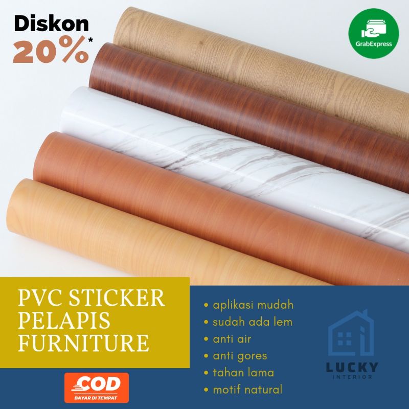 

pvc sheet/ deco sheet/ stiker pelapis furniture
