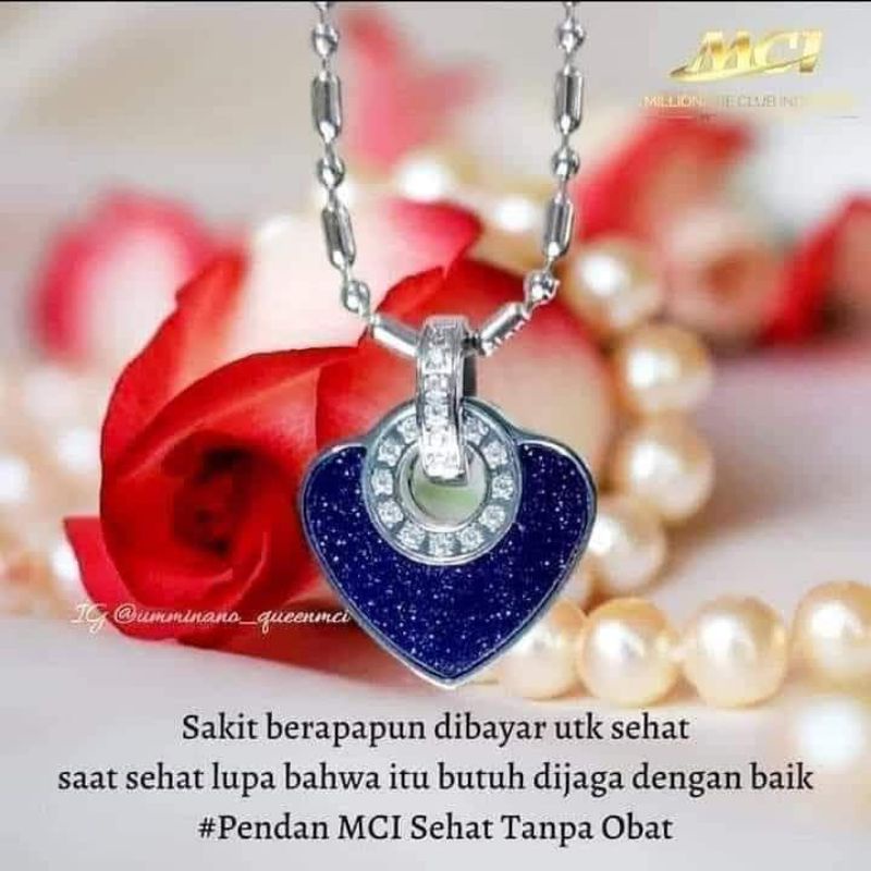 PENDANT MCI LOVE BLUE