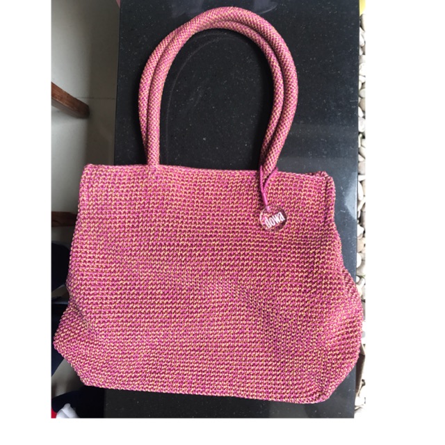 Dowa crochet 2 tone totebag