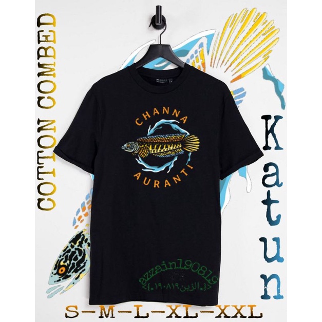kaos anak channa auranti/snakehead/andrao/stewarti/limbata/maru/pulchra/blue pulchra/barca/marulioid