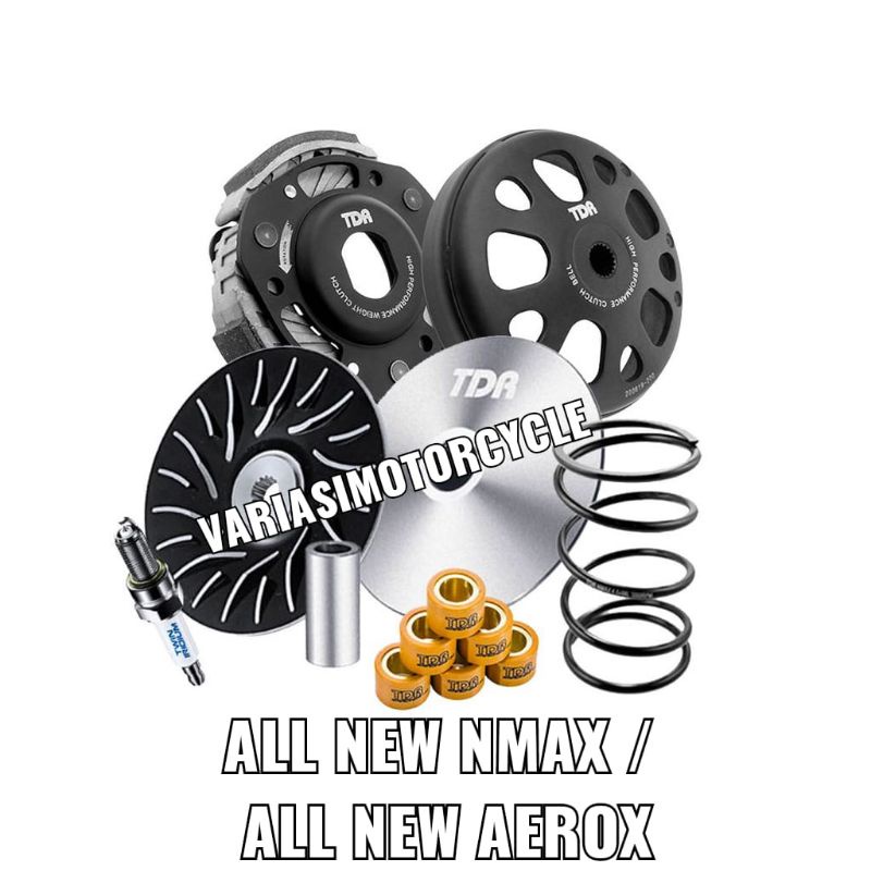 PAKET AKSELERASI ZOZZ TDR ALL NEW NMAX / ALL NEW AEROX FULL SET CVT TDR ORIGINAL