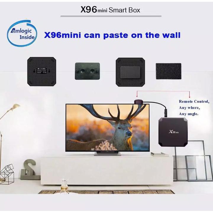 X96 Mini TV BOX Quad Core Android 7.1 Box WiFi HDMI RAM 2GB