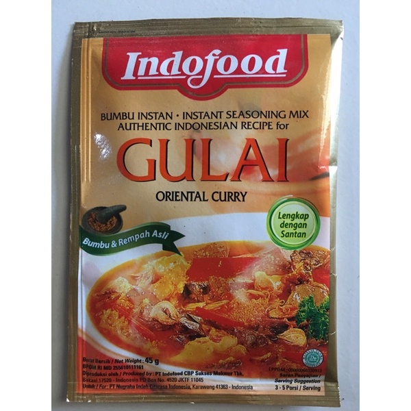 

Indofood bumbu instan SOTO AYAM/GULAI