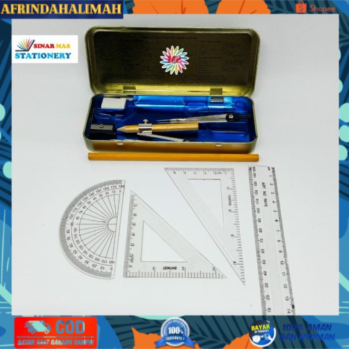 

[TERBARU] Jangka Compas Set Oxford | Jangka Kompas Set Sekolah ( Set )