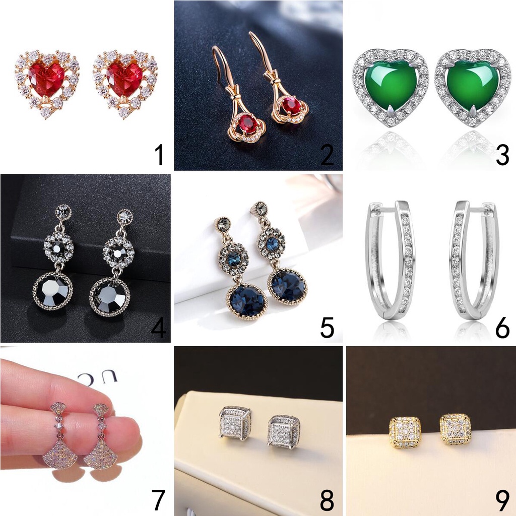 925 anting-anting perak murni, Busana sederhana, Anting-Anting wanita, Perhiasan Fashion Korea, Aksesoris telinga ED016