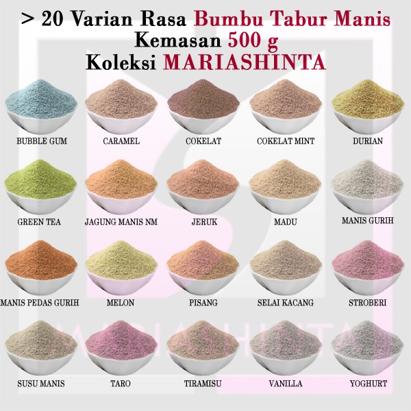 

500 gr Bumbu Tabur Premium Rasa Manis 500 gr