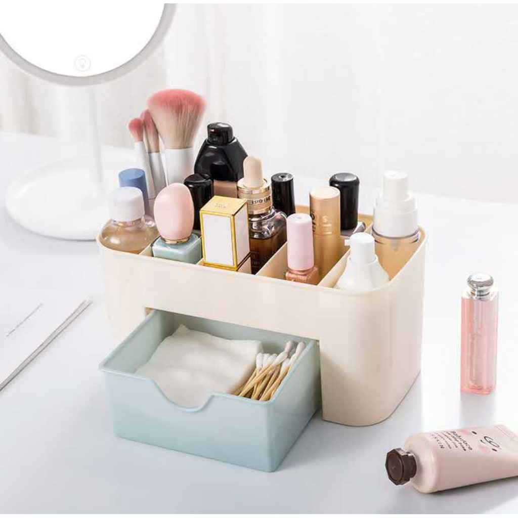 Kotak Organizer Kosmetik Perhiasan / Rak Make Up / Make up Organizer Serbaguna